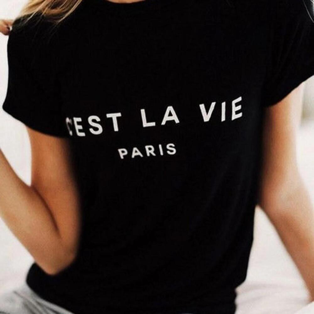 C_Est La Vie Ladies T Shirt